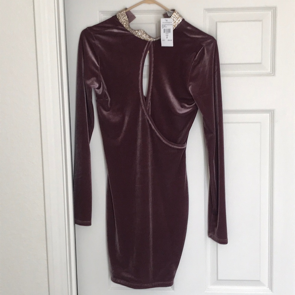A mini dress